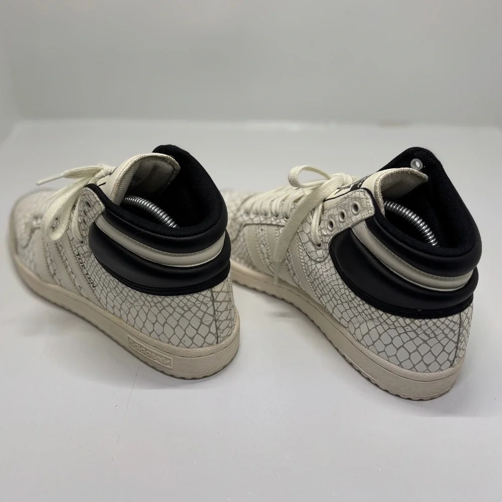 Adidas Top Ten Hi Snakeskin Women’s Size 8 Rare Retro High Top Sneakers - Picture 5 of 16